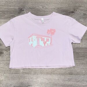 CHARLESTOWN SOUTH CAROLINA CROPPED HOUSE TEE SHIRT M URBAN OUTFITTERS